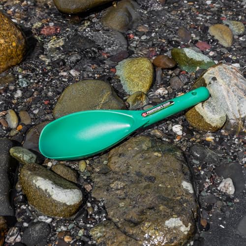 ASR Outdoor 12.5 Inch Prospecting Large Sand Scoop Plastic Trowel for Metal Detector Gold Panning, Green | highly durable sand scoop - color: Green