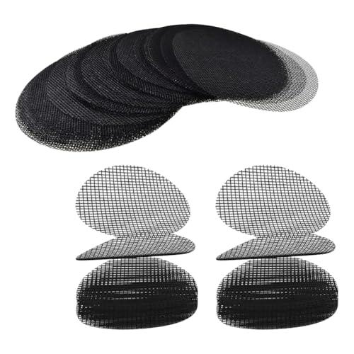 200 Pcs 7.5 cm Round Mesh Nets Flower Pot Hole Mesh Pads Plant Drainage Gasket Breathable Plant Potting Bottom Grid Prevent Soil Loss Drainage Covers for Garden