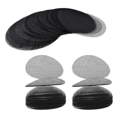 200 Pcs 7.5 cm Round Mesh Nets Flower Pot Hole Mesh Pads Plant Drainage Gasket Breathable Plant Potting Bottom Grid Prevent Soil Loss Drainage Covers for Garden