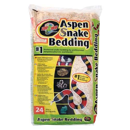 Zoo Med Aspen Snake Bedding 24qt - color: White, size: 24 quart