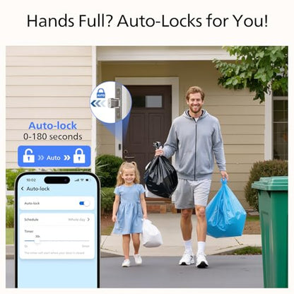 Philips WiFi Smart Retrofit Lock + Wireless Fingerprint Keypad, Update Your Existing Deadbolt, Built-in WiFi, Remote Control, Deadbolt Lock with Voice Control, Auto Lock, Interior Knob, Sliver - color: Sliver, size: WiFi Deadbolt + Fingerprint Keypad