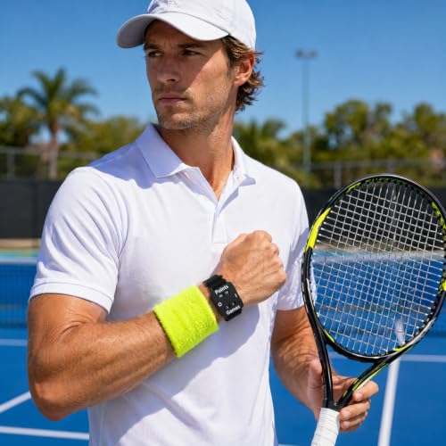 Score Counter Watch with Adjustable Wristband - Score Keeper Stroke Counter Bracelet for Cricket, Tennis, Padel & Ping Pong Sport Accessories