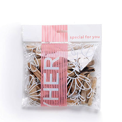 Driftwood Pieces for Crafts Frames Wreath Surf Art Beach Decor (1" - 4", 8OZ, 55pcs)