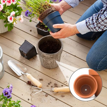 20PCS Plastic Mesh, Sturdy Plastic Grid, Non-Slip Mesh for Plant Pots, Prevent Soil Loss, DIY Drainage Net, Suitable for Screen Window, Vent, Cage, Filter, Garden