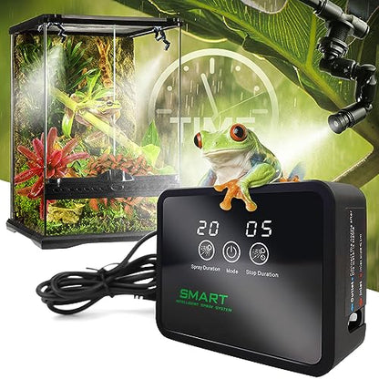 MYGIIKAKA Reptile Fogger Automatic Reptile Mister Fogger for Terrarium, Timed Terrariums Humidifiers for Chameleon/Lizard/Snake/Turtle/Frog - size: Touch Version