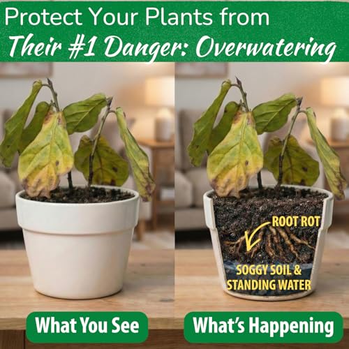 Houseplant Smart Gravel, Reusable Drainage Rocks for Potted Plants, 32 oz