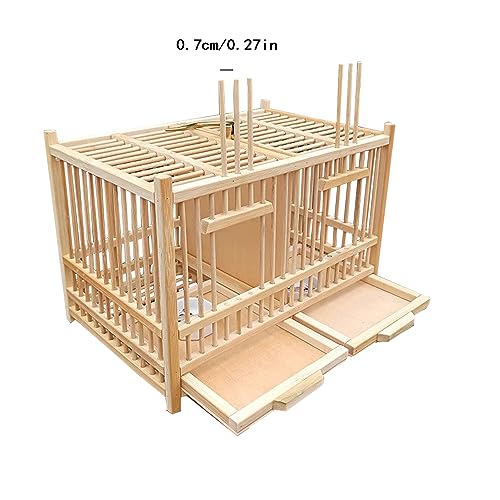 Small Reptile Animals Terrarium. Insect Enclosure. Crickets, Snails, Spiders, Cockroach ，Tarantula ，Caterpillar，Cages. Luxury Houses, Double Room. Bamboo (B)