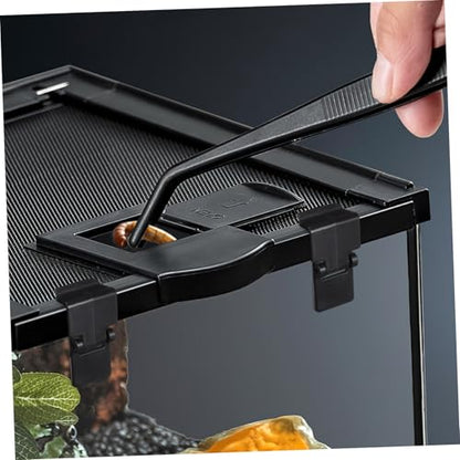 GANAZONO 6pcs Reptile Feeding Tank Buckle Sturdy Plastic Turtle Tank Lock Clips for Terrarium Escape Prevention Easy Install Latches for Aquarium and Turtle Box Corners