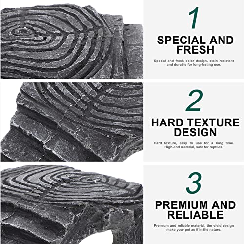 VILLCASE Habitat Basking Rock for Turtles Large Basking Platform Ramp Big Tank Decor Accessories Turtle Shelf Landing Dock for Aquarium