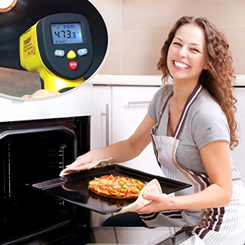 eT650D Temperature Gun by ennoLogic - Dual Laser Non-Contact Infrared Thermometer -58°F to 1202°F - NIST Option Available - Accurate Digital Surface IR Thermometer (Not for Body Temp) - style: eT650D