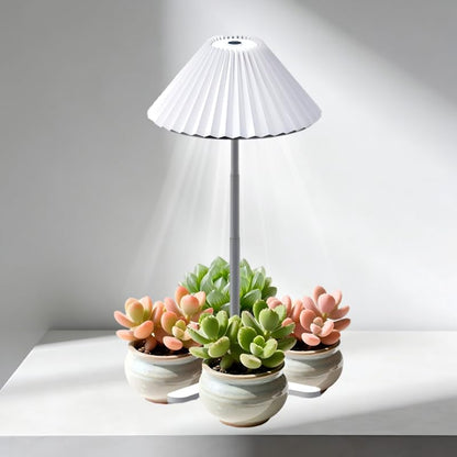 MiniSun Deco Origami Style LED Plant Grow Light with Floor Stand Base, Adjustable Brightness Full Spectrum for Indoor Plants, 1 Pack(Light for Plant Growth) - style: Base stand+ Soil plug 1pack