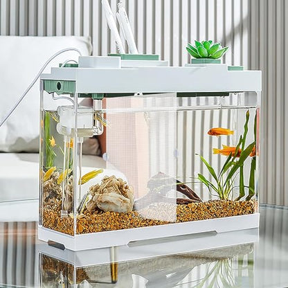 2 PCS Aquarium Fish Tank Divider Plastic Grid Divider Clear Cuttable Grid Plate Fish Tank Isolation with Bracket Fish Tank Separator for Betta Fish Tank Aquarium Terrarium 13 x 10 Inch