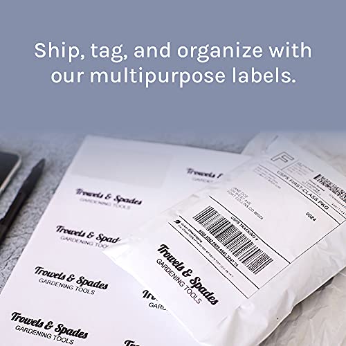 Premium Label Supply White Sticker Address Labels – 2" x 4" – Laser/Inkjet Compatible – (10 per Sheet), 100 Sheets – 1,000 Total Adhesive Labels - size: 1000 Labels