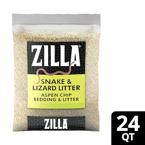 Zilla Reptile Terrarium Bedding Substrate Snake and Lizard Litter, 24 Quart