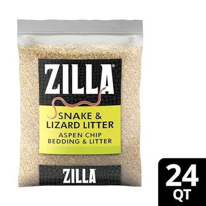 Zilla Reptile Terrarium Bedding Substrate Snake and Lizard Litter, 24 Quart