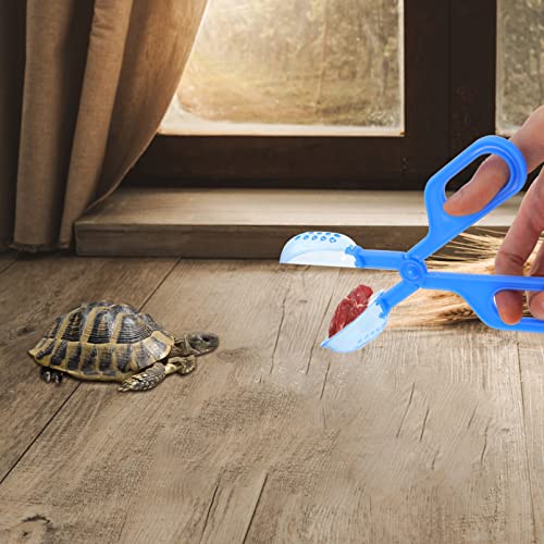 balacoo 3pcs Portable Pet Waste Clips Holders for Reptiles Comfortable Grip Lightweight and Easy to Carry for Tortoises Lizards Frogs and Spiders