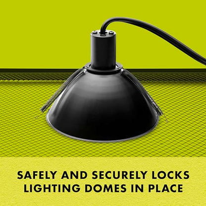 Zilla Mounting Spring Clip, Fits Most Lighting Domes - size: One Size (Pack of 1)