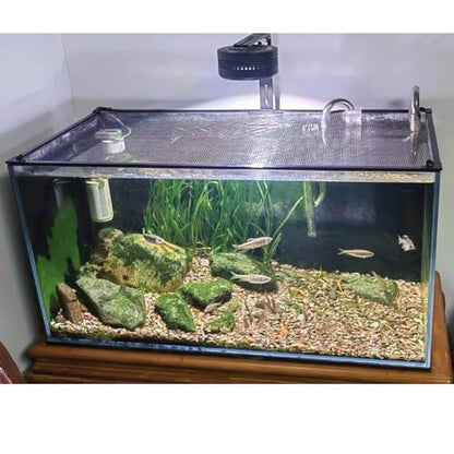 Magnetic Aquarium lid Fish Tank Hood top Cover Anti-Jumping net Cover mesh to Protect Fishs Jumping Out of Fishes Tank Hoods