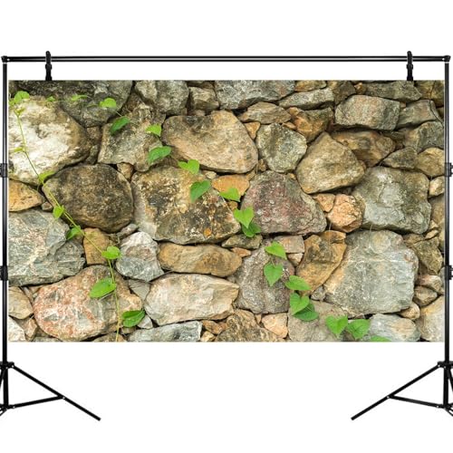 Rock Wall Aquarium Background Nature Stone Green Plants Fish Tank Background Natural Rocky Terrarium Backgrounds Rock Wall Texture Stone Rocky Reptile Tank Enclosure Backgrounds 24x12in - color: Khaki, size: 24(W)x12(H)inches/ 60(W)*30cm(H)