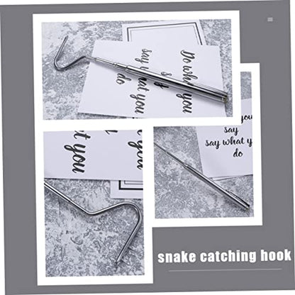 2pcs Snake Catching Hooks Extendable Reptile Grabbing Tool for Handling of Snakes and Reptiles Lightweight and