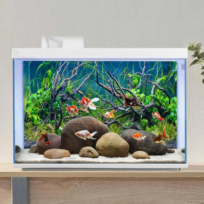 AWERT 48x24 inches Tropical Fish Tank Background River Bed & Lake Aquatic Plant Undersea Tree Branch Aquarium Background Vinyl - size: 48x24in/120x60cm