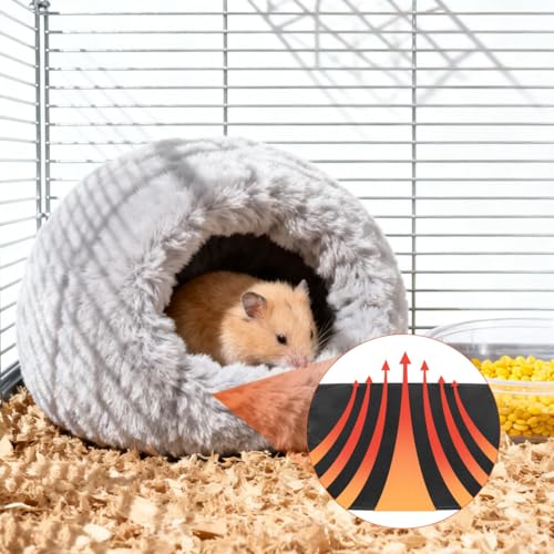 USB Small Pet Heating Pad, 5.5 Inch Reptile Heat Mat with Temp | Thermal Insulation Mat for Hamsters Squirrels Rabbits Birds And Reptile, Adjustable Terrarium Warm Cushion