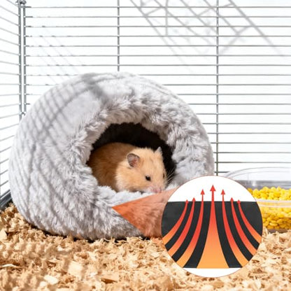 USB Small Pet Heating Pad, 5.5 Inch Reptile Heat Mat with Temp | Thermal Insulation Mat for Hamsters Squirrels Rabbits Birds And Reptile, Adjustable Terrarium Warm Cushion