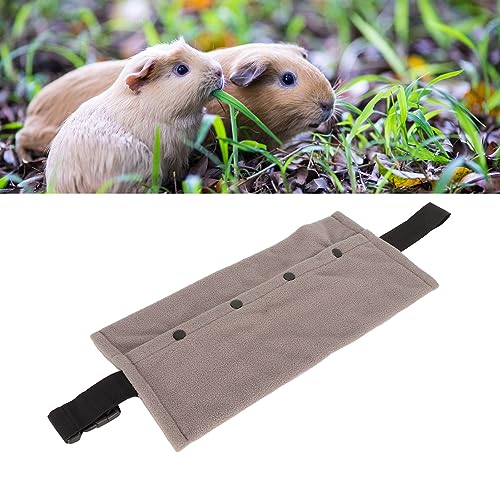 Soft Reptile Sling Carrier with Adjustable Strap, Warm Bearded Dragon Pouch for Lizard, Leopard Gecko, Hamster, Small Animals - color: Grey