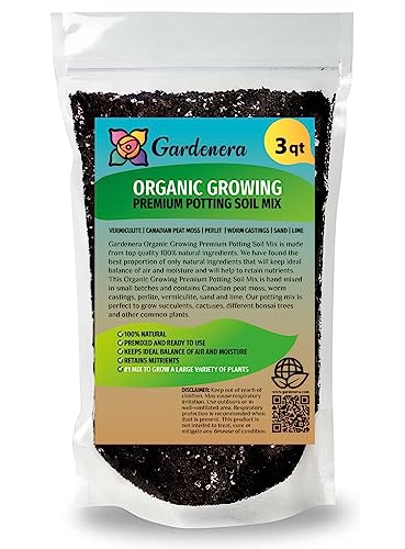 Organic Growing Medium - Nurture Your Plants with a Natural and Sustainable Solution - 3 QUARTS - size: 3 Quart Bag, style: ORGANIC Growing Medium