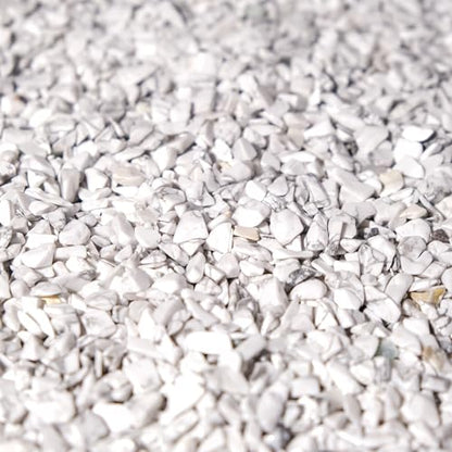 Howlite Chips Bulk 1lb, 1200+ Pieces, 5-8mm Natural Gemstones - color: Howlite, size: 1LB