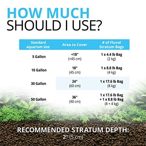 Fluval 12693 Plant and Shrimp Stratum for Freshwater Fish Tanks,4.4 Pound (Pack of 5) - color: Stratum, size: 4.4 Pound (Pack of 5)