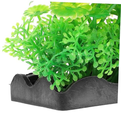 3pcs Realistic Aquatic Plant Decor for Aquariums Lifelike Greenery for Fish Tanks for Tropical Fish Reptile Terrariums and Underwater Landscapes