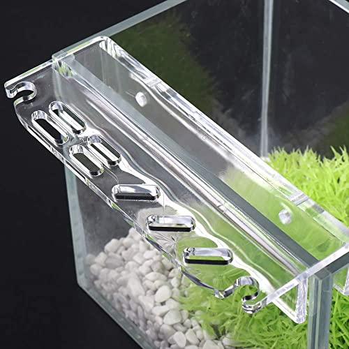 Vctitil Aquarium Plant Tools Holder Aquarium Tank Tool Acrylic Holder Grass Maintenance Tool Storage Rack for Tweezer Scraper Scissor Cleaning Tool