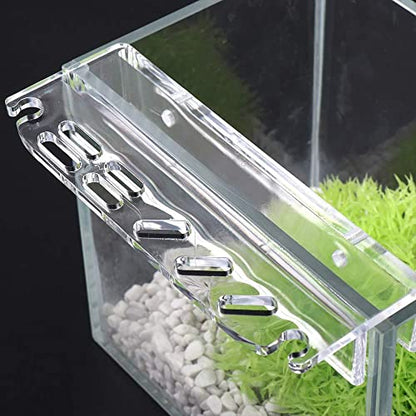 Vctitil Aquarium Plant Tools Holder Aquarium Tank Tool Acrylic Holder Grass Maintenance Tool Storage Rack for Tweezer Scraper Scissor Cleaning Tool