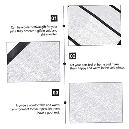 Happyyami Reptile Box Heating Pad Reptile Heat Pad Reflective Film Insulation Mat for Snakes Lizards and Turtles - size: 30X16X0.1cm