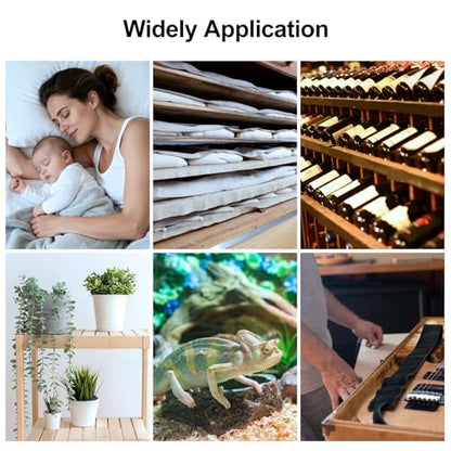 eMylo WiFi Indoor Thermometer Hygrometer with App Alert & Data Export | Wireless Temperature and Humidity Sensor, Smart Monitor for Home Baby Room Greenhouse Wine Cellar, Compatible with Alexa,2PCS