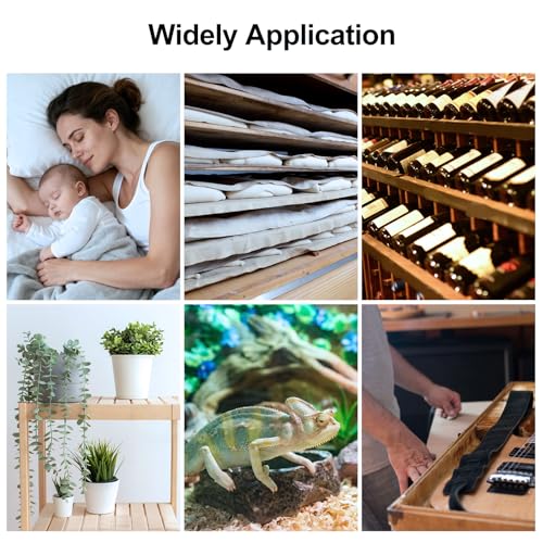 eMylo WiFi Temperature Humidity Sensor, Wireless Indoor Thermometer Hygrometer with App Alert, Free Data Storage Export, Smart Temperature Humidity Monitor for Home Bedroom, Compatible with Alexa (1)