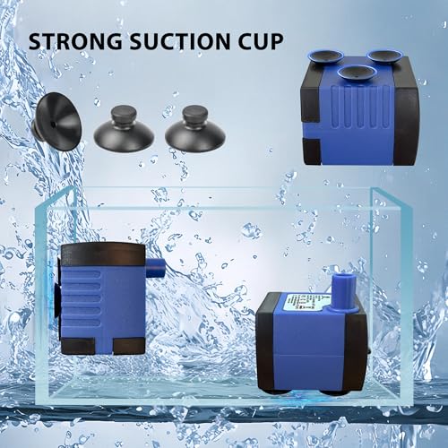 AC 110V Water Pump 2.5W 160L/H 42GPH High Lift 1.48ft Small Submersible Pump for humidifiers - color: 2.5w 160l/H