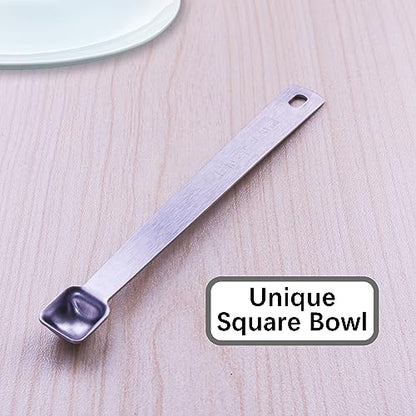1PCS 1/16tsp(0.3ml) Tiny Measuring Spoon, Small Teaspoon for Tiny Amounts | High Precision, Food-Grade Stainless Steel, ‌Rust-Free, Dishwasher-Safe, Easy-Read Markings, Multi-Purpose, Sturdy & Durable - size: 1/16tsp|0.3ml