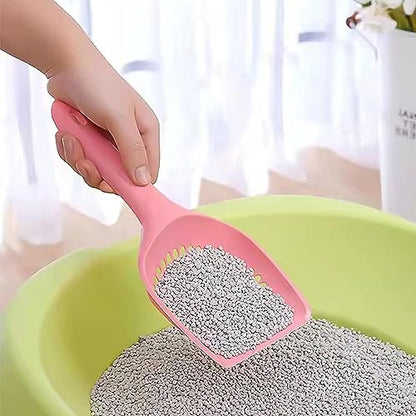 Cat Litter Scoop 3Pcs Cat Litter Scooper Long Handle Deep Shovel Cat Scooper Kitty Litter Scoop for Cat Sand Toilet Cleaning