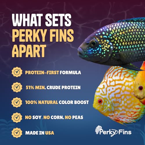 Pure Predator Cichlid Pellets | High Protein Cichlid Fish Food | Sinking Fish Food Pellets for Freshwater & Tropical Fish | Oscar & Large Cichlid Food | Aquarium Fish Food 3.5oz