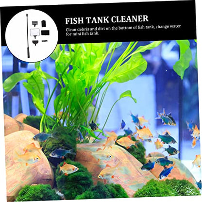 1set Fish Tank Cleaning Tool Aquarium Scraper Brush Net Sponge Spoon for Efficient Tank Maintenance Easy to Use Store Detach Aquarium Accessories for All
