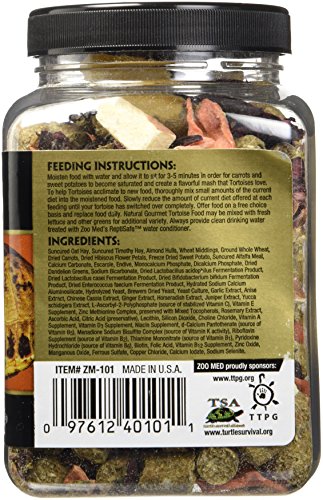 Zoo Med Gourmet Tortoise Food, 7.5 oz - size: 7.5 Ounce (Pack of 1)