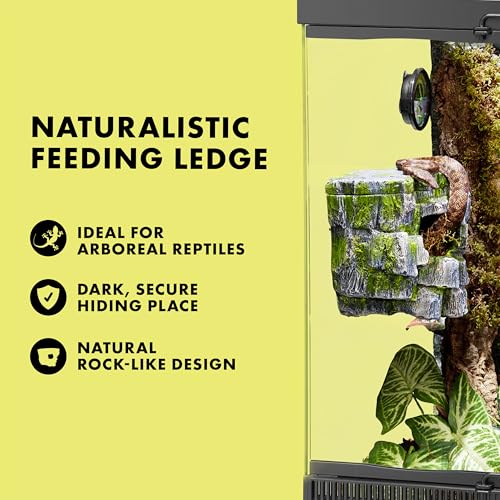 Zilla Vertical Décor Rock Cave 8.75 x 5.875 x 7.25",Grey