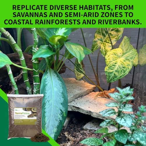 The Bio Dude Terra Firma Reptile Substrate 36 quarts for terrariums and vivariums. Bioactive Habitat Substrate for Ball Pythons, kingsnakes, milksnakes, arachnids and Lizards