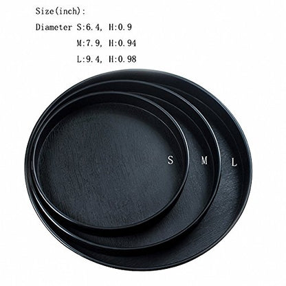 OMEM Reptile Food Bowl Water Dish,Feeding Dish, Birds Bowl (S, Black) - color: Black, size: S