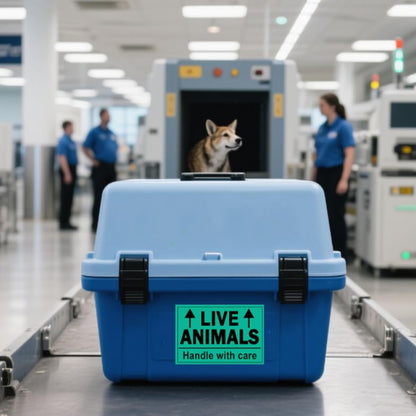 Remarkable Live Animals Please Handle with Care Stickers,2 X 3 Inch Fluorescent Fragile Shipping Label Stickers for Shipping and Packing (250 Adhesive Labels)