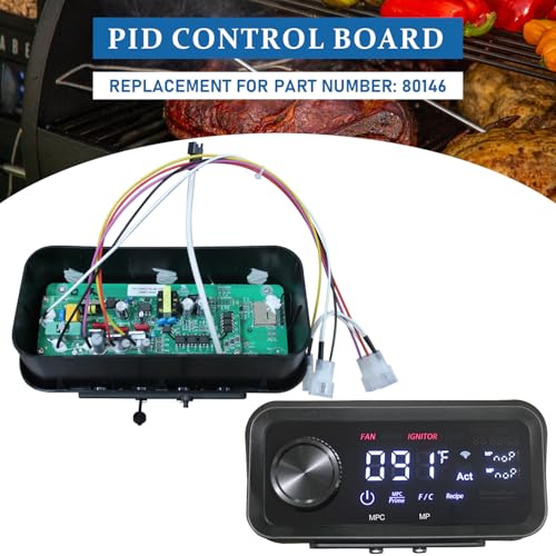 Replacement 80146 Digital PID Control Board Parts for PB850PS2, Compatible with Pit Boss Pro Series II 850 Wood Pellet Grill, Comes with WiFi and Bluetooth Function - size: 80146
