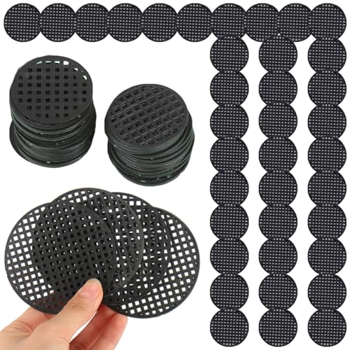200 Pack Plant Pots Hole Mesh Pad Plastic Flower Pots Drainage Hole Cover Screen Filter for Flower Planters Boxes Ceramic Succulent Planter Terracotta Clay Pot Bonsai Outlet Training Pot