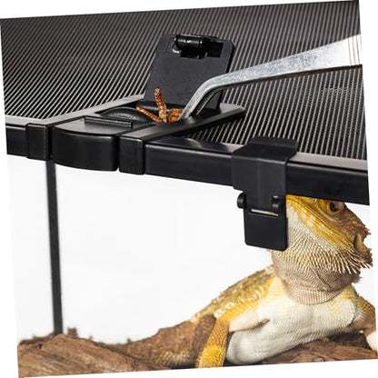 Toyvian 6pcs Turtle Terrarium Lock Buckles Sturdy Clips for Reptile Tank Aquarium